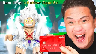 Spending 100,000 Robux To Unlock Gear 5 In One Piece Roblox Game