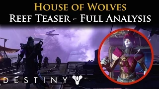 Destiny - New House of Wolves Reef Teaser Analysis - Destiny's new social space revealed!