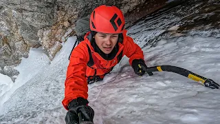 Solo Winter Climbing Journey | Sketchy Conditions