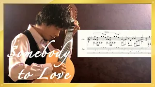 (w/TAB) Queen - Somebody to Love / Fingerstyle Guitar