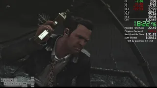 Max Payne 3 Former WR - Hardcore Difficulty Speedrun in 1:30:58 (GL%)