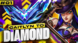 Caitlyn Unranked to Diamond #1 - Caitlyn ADC Gameplay Guide | Season 13 Caitlyn Gameplay