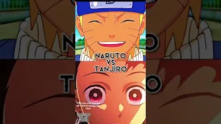 Naruto vs Tanjiro (Get get down) #naruto #demon slayer #shorts