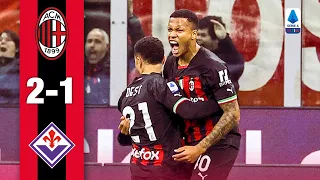 Victory at the death! | AC Milan 2-1 Fiorentina | Highlights Serie A