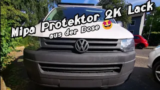 VW T5 / T6 Umbau zum DIY Camper - Stoßstange Lackieren mit Mipa Protector 2k Lack aus der Dose😍