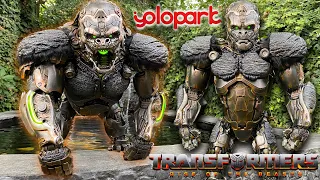 YOLOPARK Transformers RISE OF THE BEASTS IES Series Beast Mode OPTIMUS PRIMAL Deluxe Edition Review