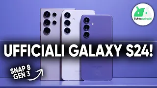 SAMSUNG GALAXY S24 Ultra, S24 PLUS e S24: novità, prezzi e FUNZIONI AI!