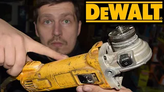 A real constructor from Dewalt. ✔ Dewalt angle grinder repair!