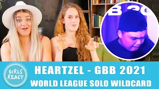 Girls React. HEARTZEL | GBB 2021 World League Solo Wildcard | 11th place! React to beatbox.