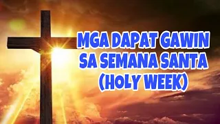MGA DAPAT GAWIN SA SEMANA SANTA (HOLY WEEK) | GIO AND GWEN LUCK AND MONEY CHANNEL