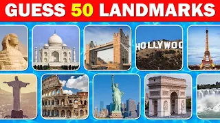 Guess the Famous Landmark Quiz... 50 Landmarks EVERYONE Should Know!