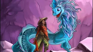 Happy Color App | Disney Raya and the Last Dragon Part 5 | Color By Numbers | Animated