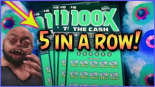 PLAYING 5 IN A ROW OF THE DEADLY $10 100X THE CASH!!