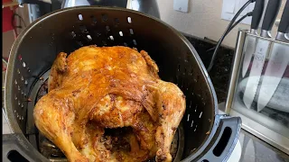 Extra CRISPY & Super JUICY AIR FRIED Whole CHICKEN!! Amazing Results!!!