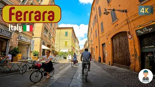 Ferrara, Italia 🇮🇹 - Estate 2022 - Tour Virtuale a piedi in 4K 60FPS