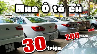 KHỦNG HOẢNG KINH TẾ: Cơ hội mua Ô tô cũ giá rẻ từ 30tr...đến..300tr và nhiều xe sang chạy lướt