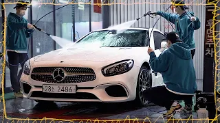 Satisfying AutoDetailing! With Mercedes Benz SL400