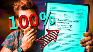 📝100% na Egzaminie Ósmoklasisty z Matematyki w 2024❗️(E8 CKE CZERWIEC 2023)