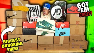 THESE JORDANS DON'T DROP TIL 2024! FIRST LOOK, SHOCK DROP W & EARLY HEAT! (Christmas Sneaker Haul)