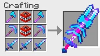 Minecraft But You Can Craft a "Multi Tool"...