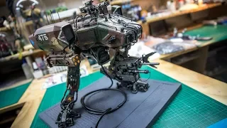 Weta Workshop's MOOSE Attack Robot from Chappie!