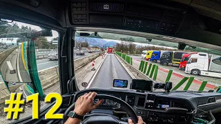 POV TRUCK | MAN TGX 510 | A1 Austria-A8 Germany crossing the border