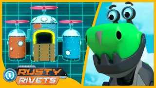 Finding a Fort for Botosaur 🦖| Rusty Rivets Full Episodes | Cartoons for Kids