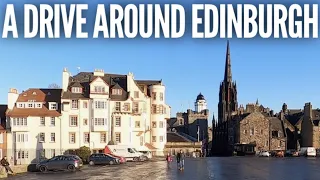 Join me on a driving tour around the streets of Edinburgh, Scotland on a beautiful winter day!