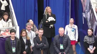 Alina Zagitova GP Moscow Cup 2018 before FS