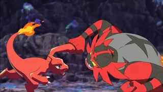 Ash vs Cross: AMV  Chaziard vs Incineroar