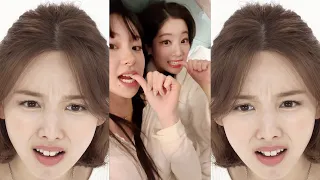 Dahyun & Chae do the POP challenge with one hand each