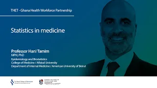 25. Statistics in medicine – Professor Hani Tamim