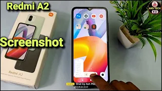 How To Take Screenshot in Redmi A2 | Redmi A2 Mai Long Screenshot Kaise Len