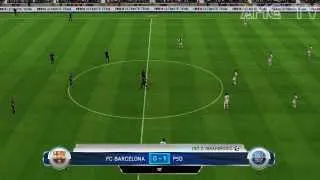 FIFA 14 - Barcelona vs PSG | Full Match