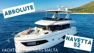 Absolute Navetta 52 Motor Yacht | Yachting Partners Malta