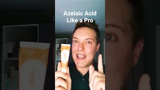 ✅ HOW TO USE AZELAIC ACID - Like A Pro #shorts