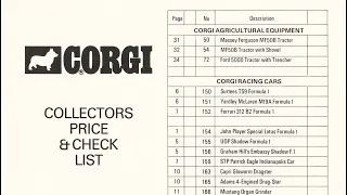 corgi toys 1974 rates