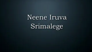 Neene Iruva Srimalege - KJ Yesudas | Kannada