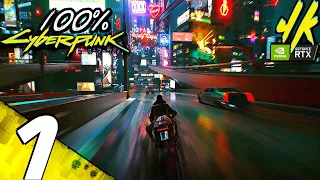 CYBERPUNK 2077 - 100% Gameplay Walkthrough Part 1 - CORPO (PC ULTRA 4K 60FPS RTX)