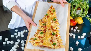 TOP recipe for a spectacular SNACK for CHRISTMAS 2024! Excellent Christmas tree PIE! ASMR