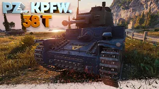 Pz.Kpfw. 38 (t) - 1 vs 8 - 8 Kills - World of Tanks Pz. 38 (t) Gameplay