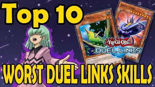 Top 10 Worst Skills in Yu-Gi-Oh Duel Links