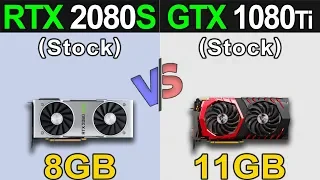 RTX 2080 Super Vs. GTX 1080 Ti | 1440p and 2160p | New Games Benchmarks