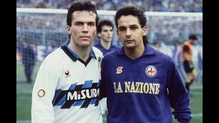 Roberto Baggio vs Inter Milan 1991 Serie A (All Touches & Actions)