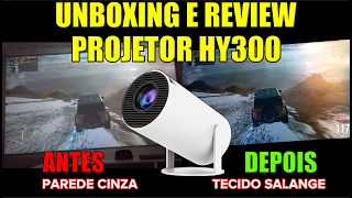 REVIEW PROJETOR HY300 + SUPER DICA DE COMO AUMENTAR O BRILHO E CONFIGURAÇÕES DE IMAGEM