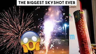 TESTING THE BIGGEST SKYSHOT EVER 🔥😱- Diwali Crackers stash 2020