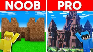 NOOB vs HACKER: I CHEATED In A KINGDOM Building Competition!