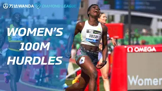 Tobi Amusan wins third successive title in Eugene 100m hurdles - Wanda Diamond League 2023