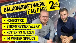 Balkonkraftwerk - DAS kostet die Anschaffung WIRKLICH 😱 Stromfresser im Alltag! FAQ