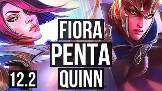 FIORA vs QUINN (TOP) | Penta, Rank 4 Fiora, 6 solo kills, Legendary | BR Challenger | 12.2